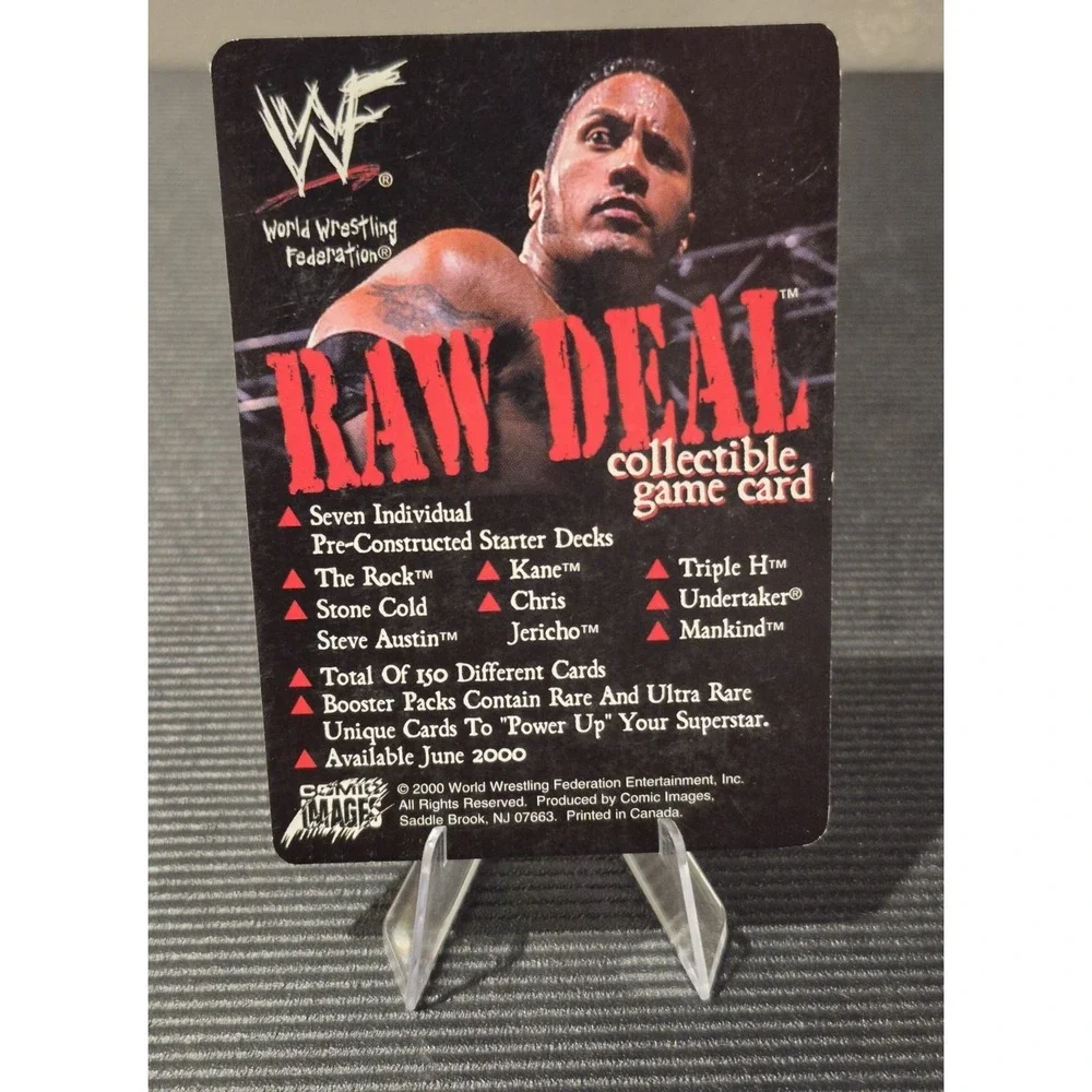 WWF WWE Raw Deal CCG Stone Cold Steve Austin Stunner Promo‎ 2000 109/150